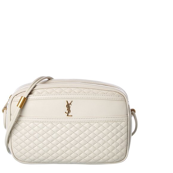 Saint Laurent Bags Saint Laurent Victoire Quilted Leather Camera